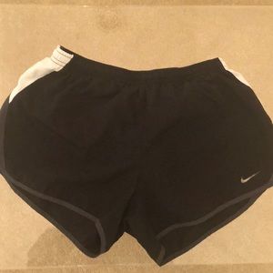 Nike Dri-fit Black and White Shorts